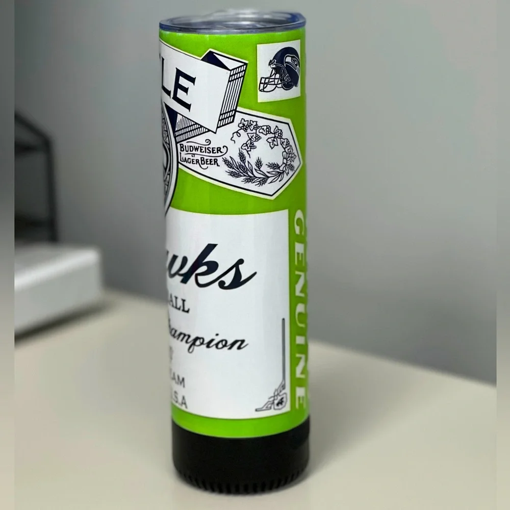 *NEW*‎ 20 oz Seattle Seahawks Stainless Steel Bluetooth Speaker Tumbler